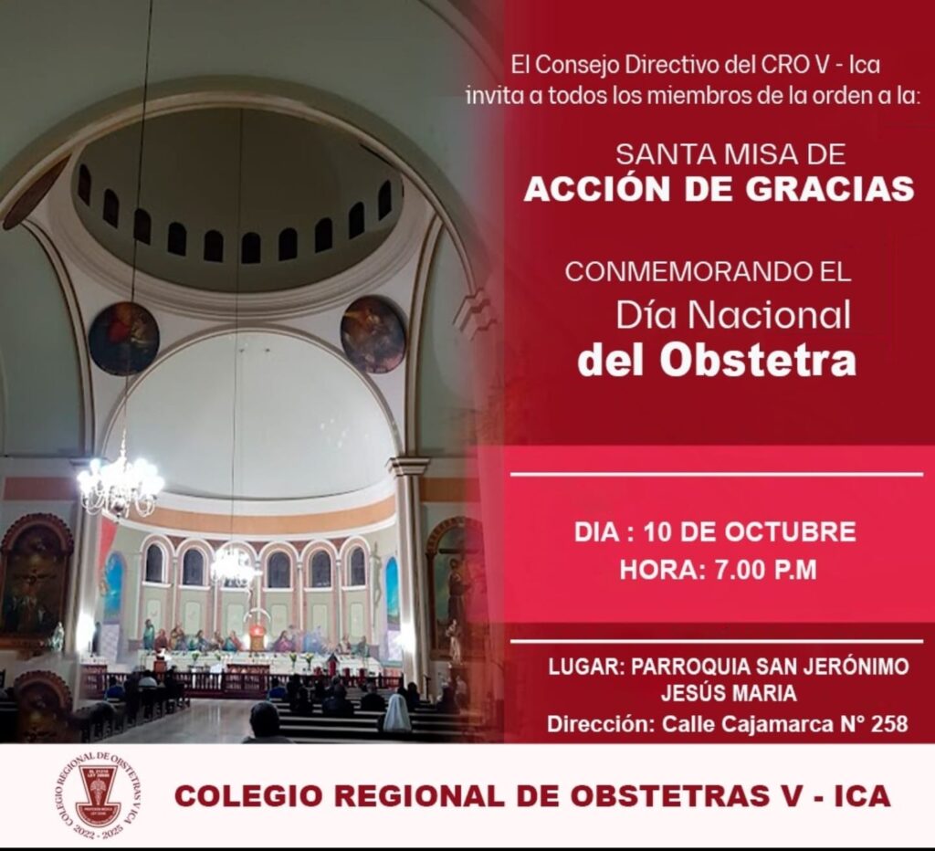 DÍA NACIONAL DE LA OBSTETRA Colegio Regional de Obstetras ICA